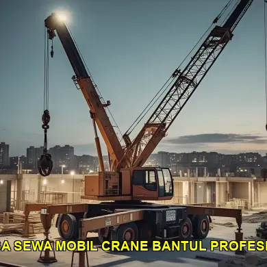 Panduan Lengkap Harga Sewa Mobil Crane di Bantul